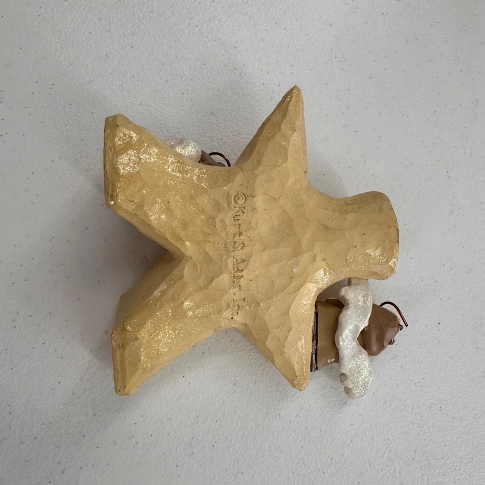 Kurt S.‎ Adler Inc. Angels Among Us Candle Holder kitsch star retro Christmas